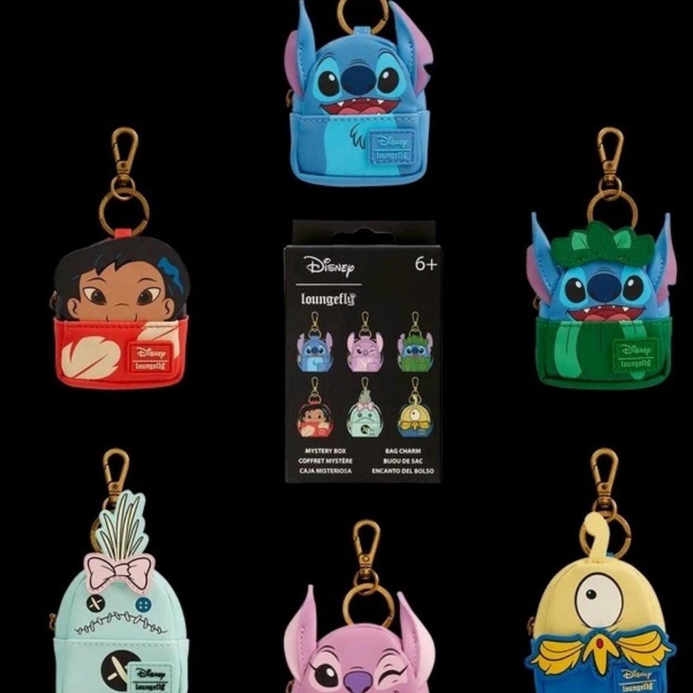 Loungefly Mini-Backpack Keychain Lilo - Picture 2 of 2